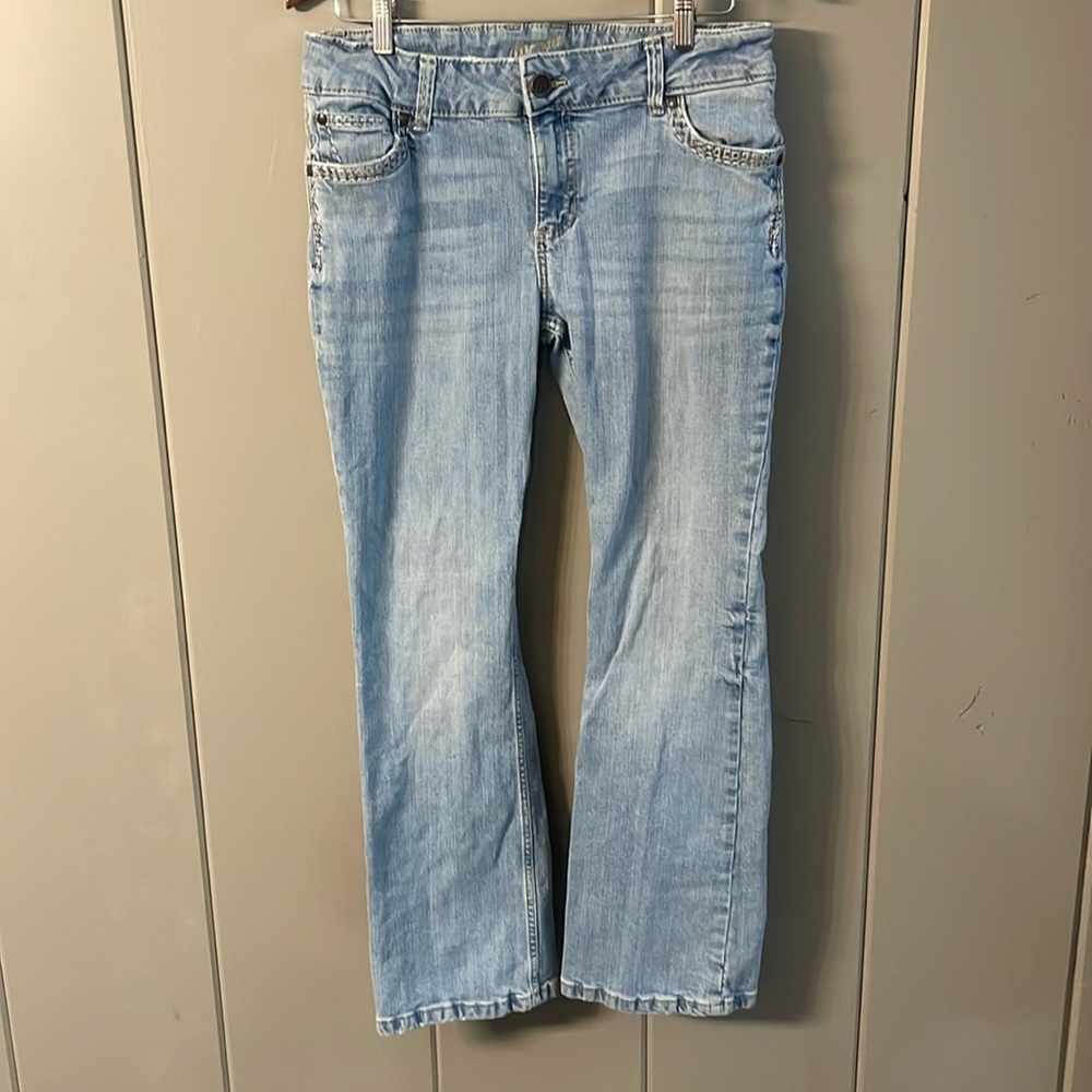 Wrangler Jeans Western Denim Bootcut Cowgirl Festival Retro Vintage Bohemian